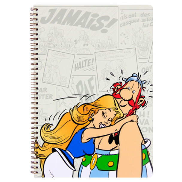 Clairefontaine Asterix Lined Spiralbound Notebook A4 | Design 2