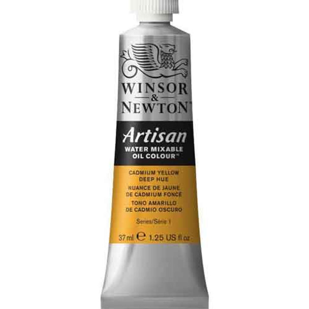 Winsor & Newton | Artisan Water Mixable Oils | 37ml | Cadmium Yellow Deep Hue