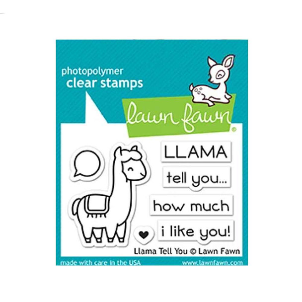 Llama Tell You... Clear Cling Stamp