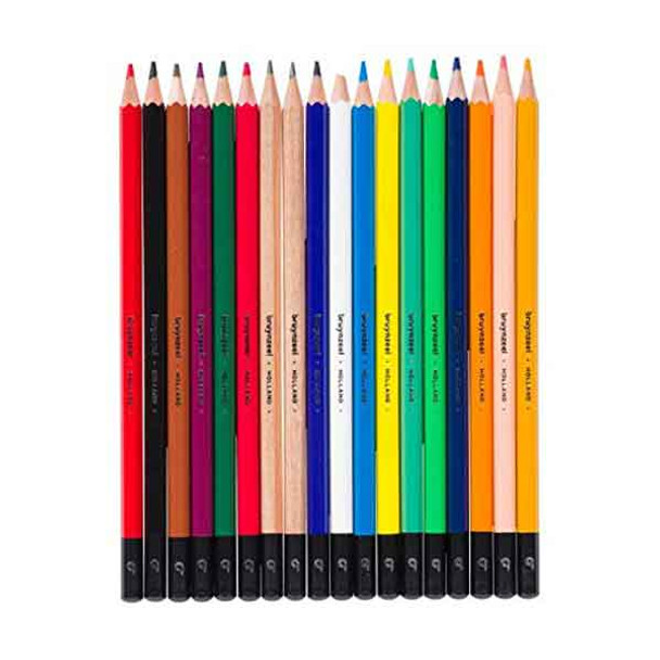 Bruynzeel | Teen Colour Pencils | Dark Set | 12 + 6 (18) pk