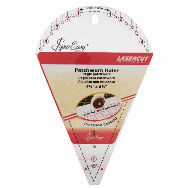 Sew Easy Patchwork Ruler 4 1/2" x 6 7/8"