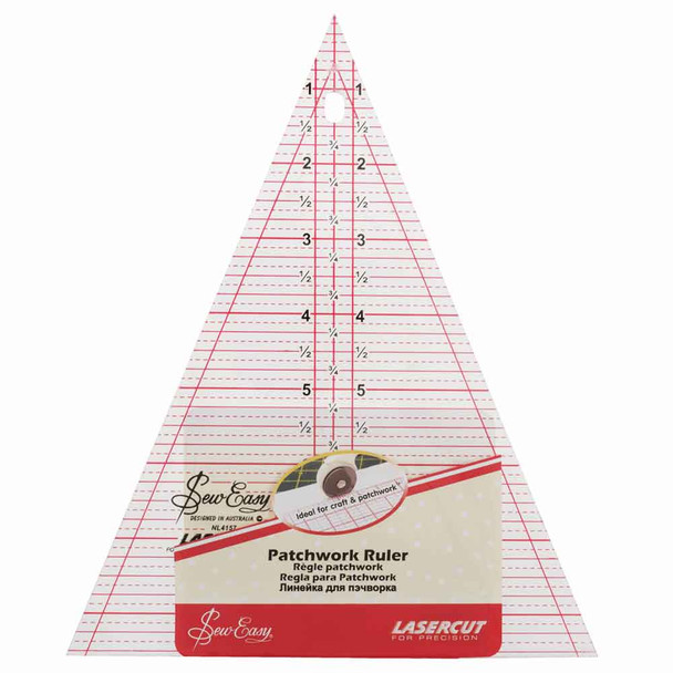 Sew Easy Patchwork Triangular Ruler 8.5" x 7"