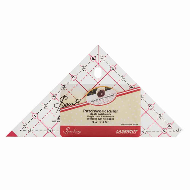 Sew Easy Patchwork Triangular Ruler 4.5"