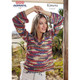 Cancun Pullover/Top Knitting Pattern | Adriafil Kimera DK | Digital Download - Main Image