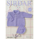 Baby Girl's Coat and Bonnet Knitting Pattern | Sirdar Snuggly 4 Ply 4883 | Digital Download - Main Image