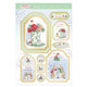 Happy Christmas | Luxury Topper Set | Christmas in Acorn Wood | Hunkydory | Toppers