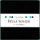 Bella Solids Moda Fabric | 9900-99 Black | Charm Pack