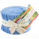 Bella Solids Moda Fabric | 9900JJR-25 30's Blue | Junior Jelly Roll