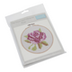 Trimits | Felt Counted Cross Stitch Hoop Kit | Rose - Main Image