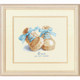 Vervaco | Counted Cross Stitch Kits | Birth Record | Booties