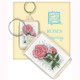 Textile Heritage | Counted Cross Stitch Keyring Kit | Roses
