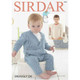 Baby Boy's Onesie and Boy's V Neck Sweater Knitting Pattern | Sirdar Snuggly DK 4750 | Digital Download - Main Image