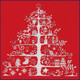 DMC | Counted Cross Stitch Kit | Christmas Trees Red
