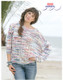 Olga Ladies Jumper / Pullover Knitting Pattern | Adriafil Cheope / Essenza Knitting Yarn | Free Downloadable Pattern - Main Image