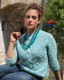 Aurora Ladies Pullover / Jumper Knitting Pattern | Adriafil Soffio Plus DK Knitting Yarn | Free Downloadable Knitting Pattern - Main Image
