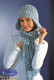 Lulu Outfit - Hat & Scarf Knitting Pattern | Adriafil Candy Super Chunky Knitting Yarn | Free Downloadable Pattern - Main Image