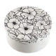 Round Box, Hibiscus Pattern | 15 x 7cm | DoodleArt | Efco