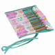 Floral Dream Crochet Hook Roll with Bamboo Crochet Hooks - Main Image