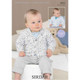 Baby Boy's Cardigans Knitting Pattern | Sirdar Snuggly Spots DK 4603 | Digital Download - Main Image