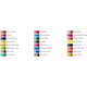Sennelier Artists' Watercolour | Metal Box of 24 Half Pans - List of watercolours
