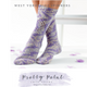 Pretty Petal Lace Socks Knitting Pattern | WYS Signature 4 Ply Knitting Yarn WYS98979 | Free Digital Download - Main Image
