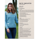Skye Gingham Sweater & Cowl Knitting Pattern | WYS The Croft Aran Knitting Yarn WYS98062 | Digital Download - Pattern Information 1