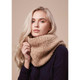 Rowan Textured Snood Knitting Pattern, Rowan Cosy Merino Chunky Wool | Free Digital Download - Main image