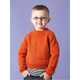 Rowan Nate Children & Baby Sweater/Jumper Knitting Pattern in Pure Wool Worsted | Digital Download (ROWEB-02640) - Main Image