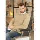 Rowan Caine Mens Sweater Knitting Pattern using Felted Tweed | Digital Download (ZB220-00002) - Main Image