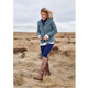 Rowan Braden Womens Jacket Knitting Pattern using Valley Tweed | Digital Download (ZB221-00001) - Main Image