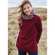 Rowan Roden Womens Sweater Knitting Pattern using Valley Tweed | Digital Download (ZB221-00006) - Main Image