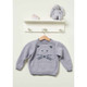 Rowan Mouse Sweater Baby Knitting Pattern using Baby Merino Silk DK | Digital Download (ZB233-00005) - Main Image