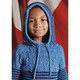 Rowan Wham Children Hooded Sweater Knitting Pattern using Original Denim | Digital Download (ZB230-00011) - Main Image