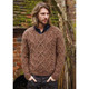 Rowan Ilam Mens Sweater Knitting Pattern using Cocoon | Digital Download (ZB144-00005) - Main Image