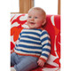Rowan Kipling Baby Sweater Knitting Pattern using Baby Merino Silk DK | Digital Download (ZB116-00011) - Main Image