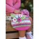 Rowan Flower Carry Bag Childrens Accessories Crochet Pattern using Handknit Cotton | Digital Download (ZB203-00004) - Main Image