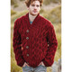 Rowan Usk Mens Cardigan Knitting Pattern using Brushed Fleece | Digital Download (ZB161-00016) - Main Image