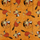 Goose Tales Riley Blake EQS Fabric | RBC9396ORANGE There was an Old Woman
