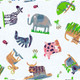 Animal Magic Tracey English Clothworks Fabric | Y2891-55 Animal Play