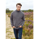 Rowan Buckler Mens Sweater Knitting Pattern using Moordale | Digital Download (ZB246-00002) - Main Image