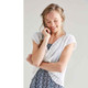 Rowan Taffeta Womens Top Knitting Pattern using Silky Lace | Digital Download (ZB250-00006) - Main Image