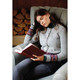 Rowan Helvellyn Womens Cardigan Knitting Pattern using Valley Tweed | Digital Download (ZB254-00012) - Main Image