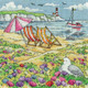 Summer Shore | By the Sea Collection | 14 Count Cross Stitch Kit | Karen Carter