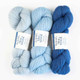 Erika Knight British Blue Fingering / 4 Ply Knitting Yarn, 50g Hanks | Various Shades - Main image