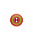 Kaffe Fassett Target Buttons | Red / Green / Pink / Purple | 20mm (300984)