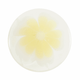Pastel Flower Button | 12mm | Yellow | Shank