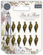 Sea & Shore Set Of 12 Metal Shell Charms | Hackney & Co | Craft Consortium - Main image