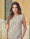 Rowan 002 diamond top Womens Knitting Pattern using Handknit Cotton | Digital Download (RM002-00002) - Main Image