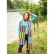 Rowan Contrast Zig Zag Scarf Womens Knitting Pattern using Felted Tweed | Digital Download (ZB279-00002) - Main Image