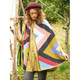 Rowan Oversized Zig Zag Wrap Womens Knitting Pattern using Felted Tweed | Digital Download (ZB279-00003) - Main Image